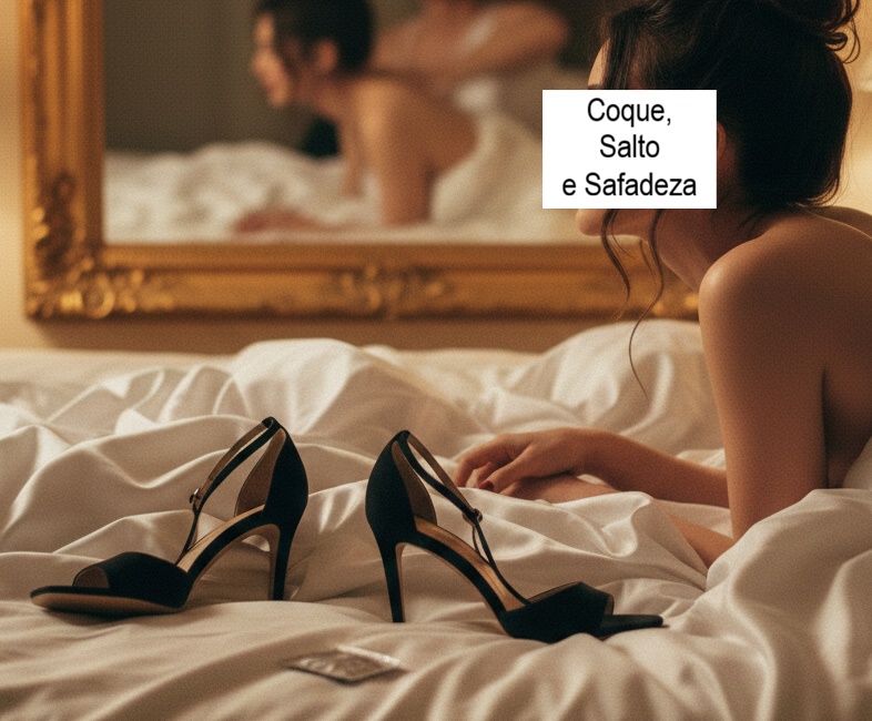 Um coque no cabelo e salto alto: foi assim que começou esse encontro inesquecível.